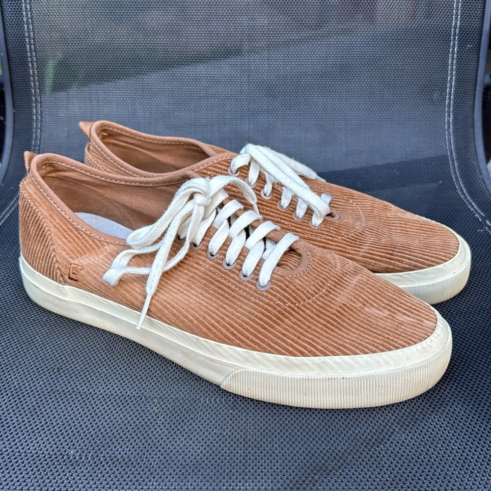 Everlane Corduroy Sneakers in Brown Sz 11 - Picture 3 of 11
